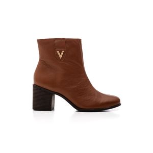 Bota Ankle Boot Via Marte 224-002-01 Caramelo