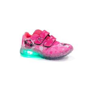 Tênis Crik Luz Led Infantil Fecho Em Velcro 06-St Rosa