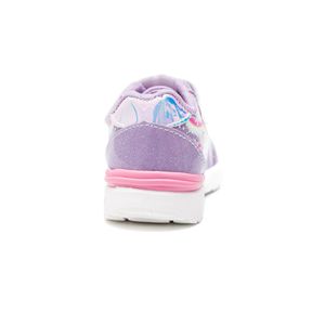 Tênis Mini Pé Casual Infantil Menina Velcro Luz Led Mp2506-03 Lilas