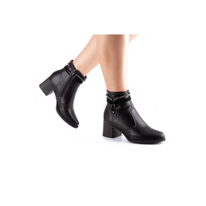 Bota Ankle Boot Mississipi Mc852-01 Preto