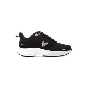 Tênis Via Marte Casual Feminino Tecido 263-001-01 Preto