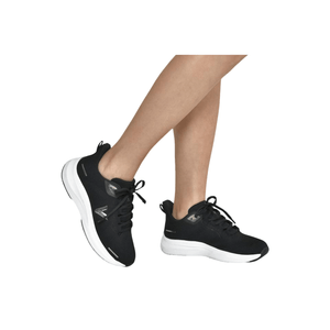 Tênis Via Marte Casual Feminino Tecido 263-001-01 Preto