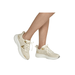 Tênis Via Marte Casual Feminino Tecido 263-001-01 Off-White