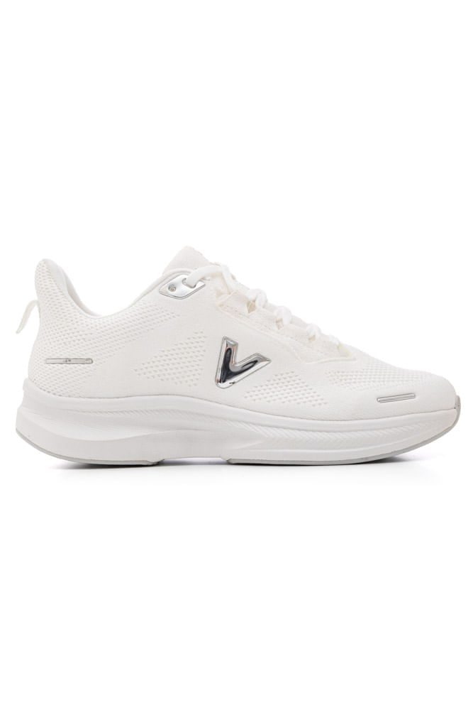 Tênis Via Marte Casual Feminino Tecido 263-001-01 Branco