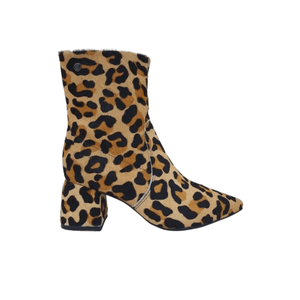 Bota Bottero Cano Médio Feminina Couro 362102-15 Animal Print