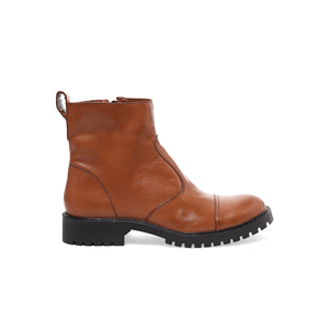 Bota Coturno Santa Lolla Couro Cano Baixo 0098.2877 Marrom