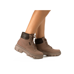 Bota Coturno Kolosh Feminino Impulse+ Sola Tratorada  C3371-01 Marrom