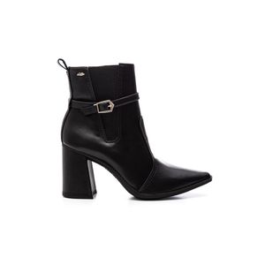 Bota Dakota De Cano Curto Feminina Elástico Na Lateral Do Cano D0431-01 Preto