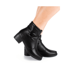 Bota Mississipi De Cano Curto Feminina Mc802-01 Preto