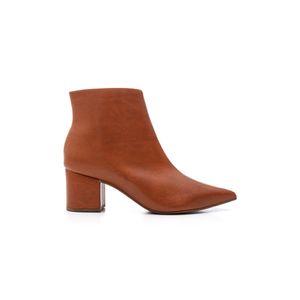 Bota Chá De Mel Cano Baixo Feminina Fico Fino 20.810-03 Caramelo