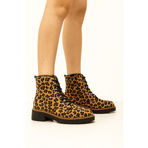 Bota Vizzano Coturno Feminina Animal Print 3103.100.29629 Animal Print