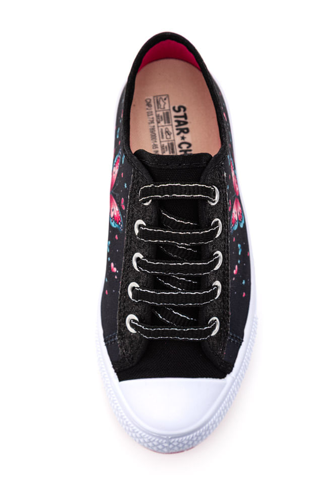 Tenis-Star-Chic-60-Borboleta25-Preto