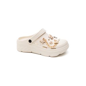Sandalia Babuche Delcol Al51 Off-White