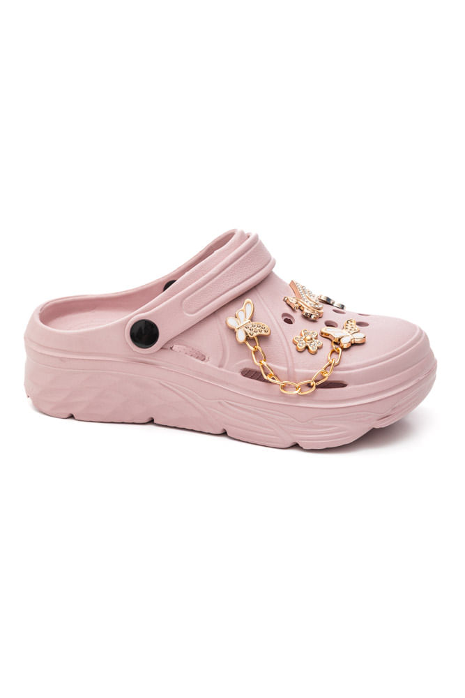 Sandalia Babuche Delcol Al51 Rosa