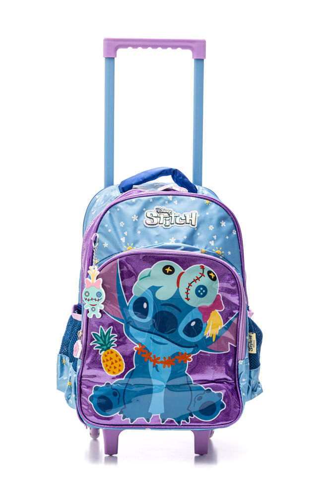 Mochila-Luxcel-Stitch-Infantil-Com-Rodinhas-Ic42402sc-Violeta