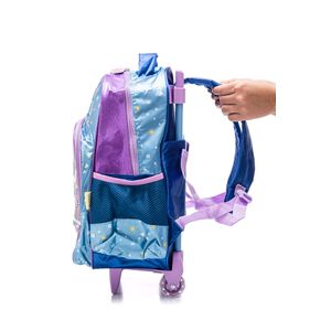 Mochila Luxcel Stitch Infantil Com Rodinhas Ic42402sc Violeta