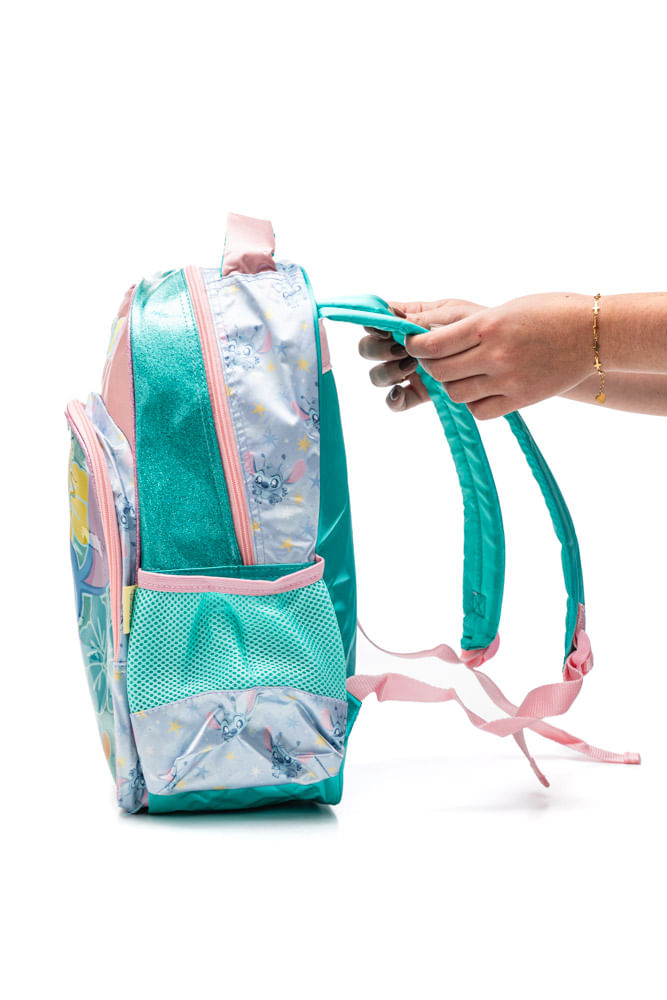 Mochila-De-Costas-Luxcel-Stitch-Disney-Is42401sc-Azul