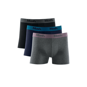 Kit 3 Cuecas Mash Boxer Masculina 110.16 Sortido