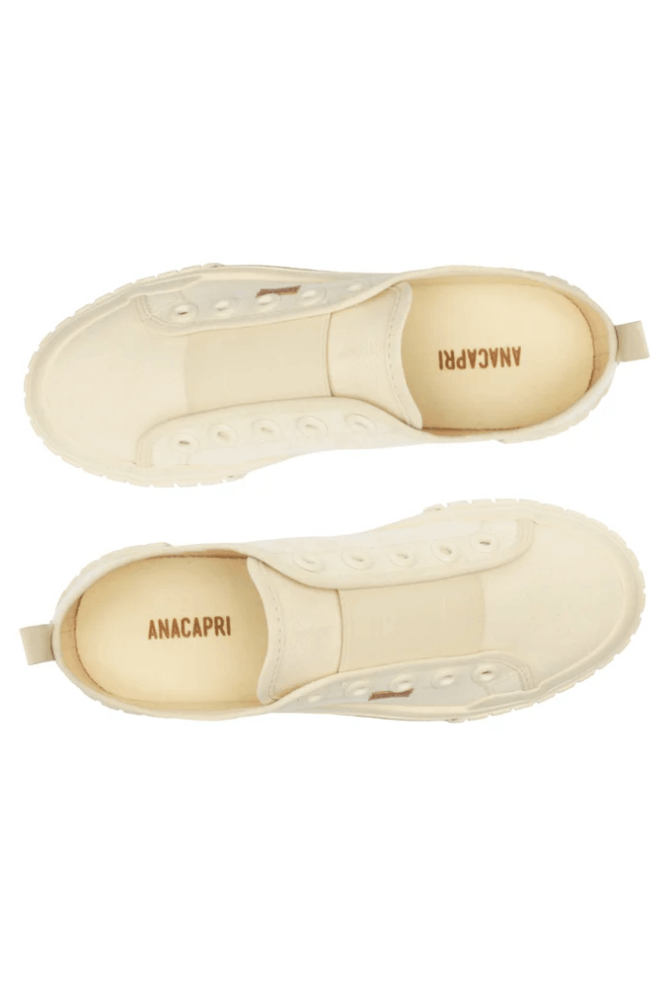 Tênis Anacapri Slip On Alê Feminino Em Tecido C304050027 Off-White