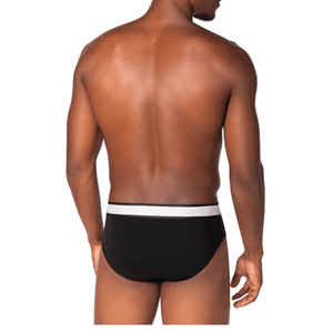Cueca Lupo Slip Algodão Com Elastano 415-005 Preto