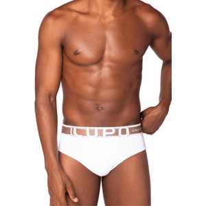 Cueca Lupo Slip Algodão Com Elastano 415-005 Branco
