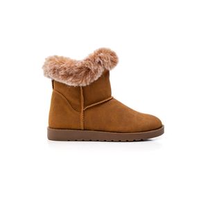 Bota Mooncity Esquimo Juvenil Menina Cano Baixo 79804 Bege