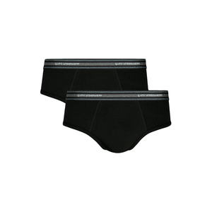 Kit 2 Cuecas Lupo Slip Algodão Elastano 00524-088 Preto