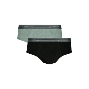 Kit 2 Cuecas Slip Lupo Algodão Com Elastano 00524-088 Sortido