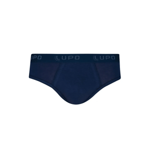 Cueca Lupo Slip Algodão Com Elastano 485-002 Marinho