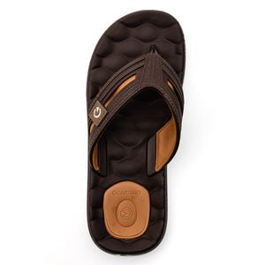 Chinelo Cartago Egeu Iii Masculino De Dedo 12530-Bs991 Marrom