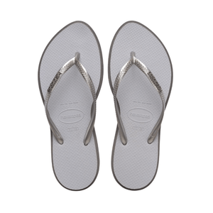 Chinelo De Dedo Havaianas Slim Point Cinza
