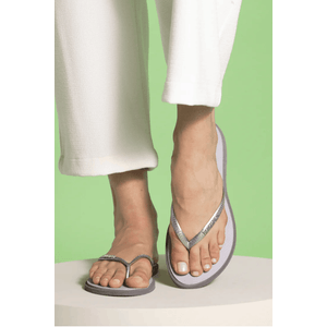 Chinelo De Dedo Havaianas Slim Point Cinza