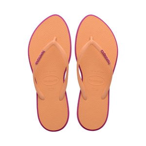 Chinelo De Dedo Havaianas Slim Point Salmao
