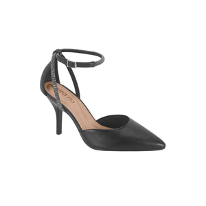 Sapato Beira Rio Salto Alto Feminino Bico Fino 4122.1490 Preto