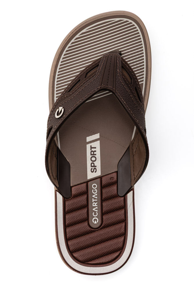 Chinelo-Cartago-12158-Bm370-Marrom