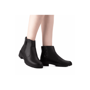Bota Dakota De Cano Curto Feminina Costuras Matelassê Da841-06 Preto
