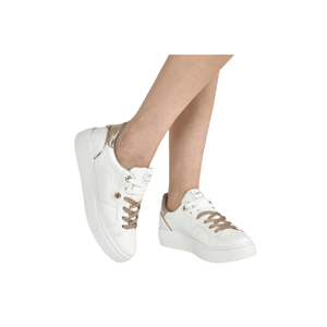 Tênis Via Marte Casual Feminino  New Floater 121-001-02 Branco