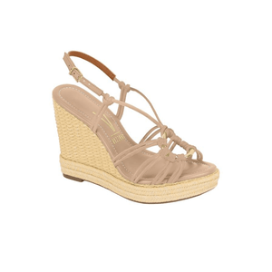 Sandália Vizzano Espadrille Feminina Anabela 6283.506 Bege
