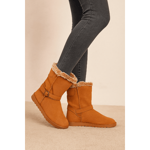 Bota Mooncity Feminina Ugg Peluciada 70808 Caramelo