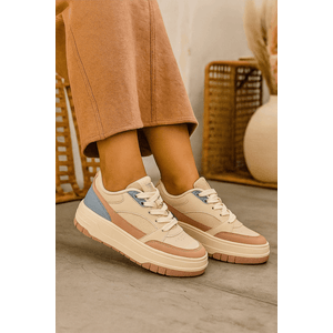 Tênis Chá De Mel Casual Feminino Sola Caixa 22710p-411 Rosa Claro