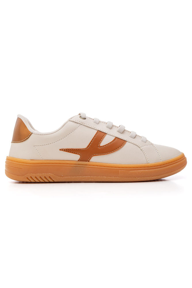 Tênis Izalu Comfort Feminino Calce Fácil 33018iz Off-White
