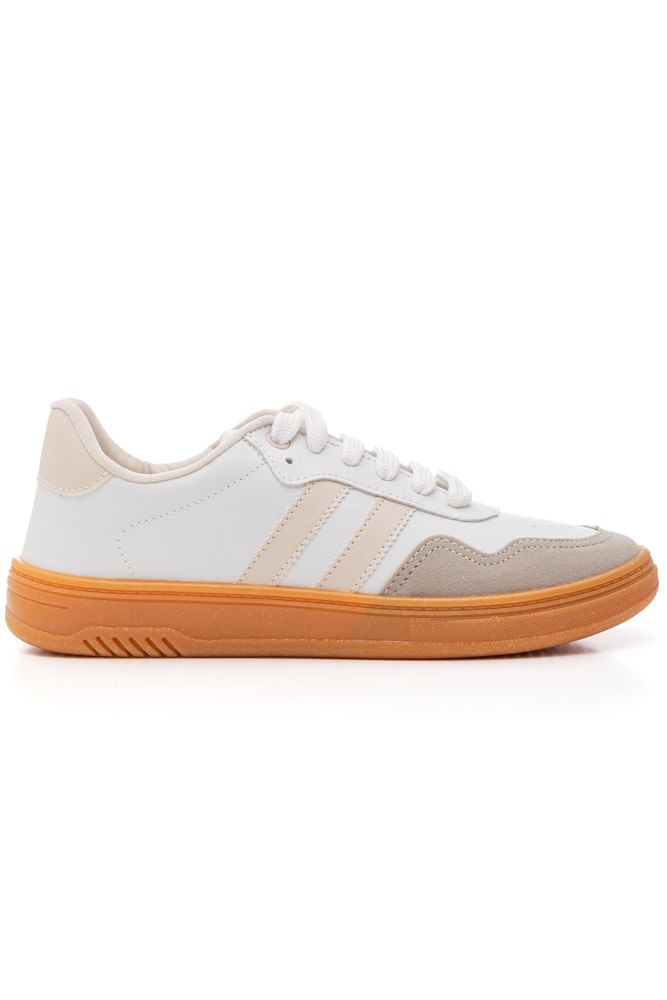 Tenis Casual Feminino Izalu 33022iz Branco