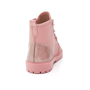 Bota Molekinha Coturno Infantil Menina Cadarço 2126.529 Rosa