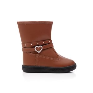 Bota Molekinha Infantil Menina 2127.219 Marrom