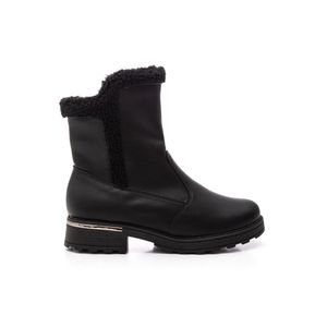 Bota Piccadilly Cano Médio Feminina Forrada 735034 Preto