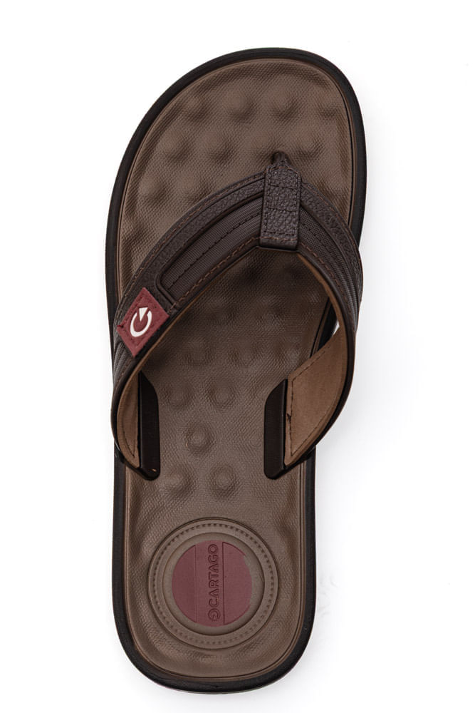 Chinelo Cartago Alabama Masculino 11859-Bi911 Marrom