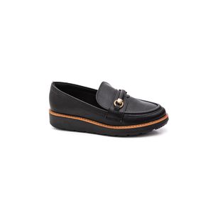 Sapato Modare Ultra Conforto Mocassim Feminino Napa 7400.103 Preto