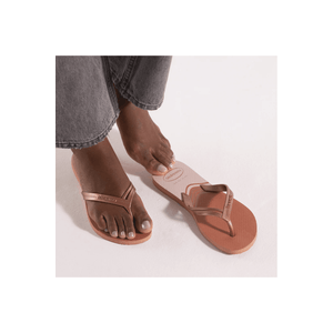 Chinelo Havaianas Elegance Print Rosa