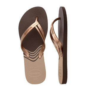 Chinelo Havaianas Elegance Print Marrom