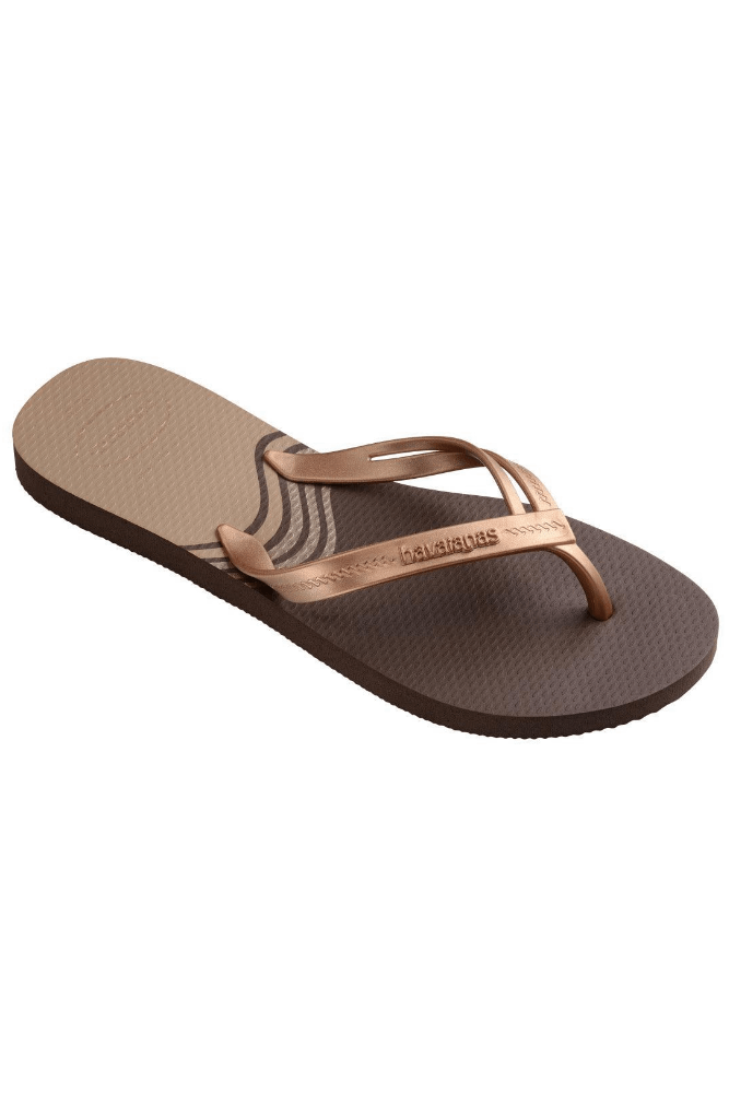 Chinelo-Havaianas-Elegance-Print-Marrom